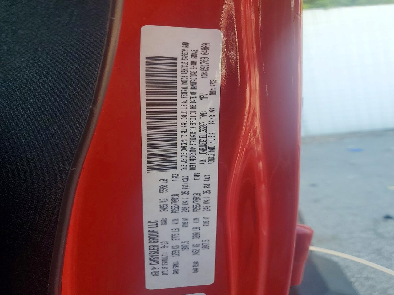 2014 Jeep Wrangler Unlimited Sahara Red vin: 1C4BJWEG1EL132267