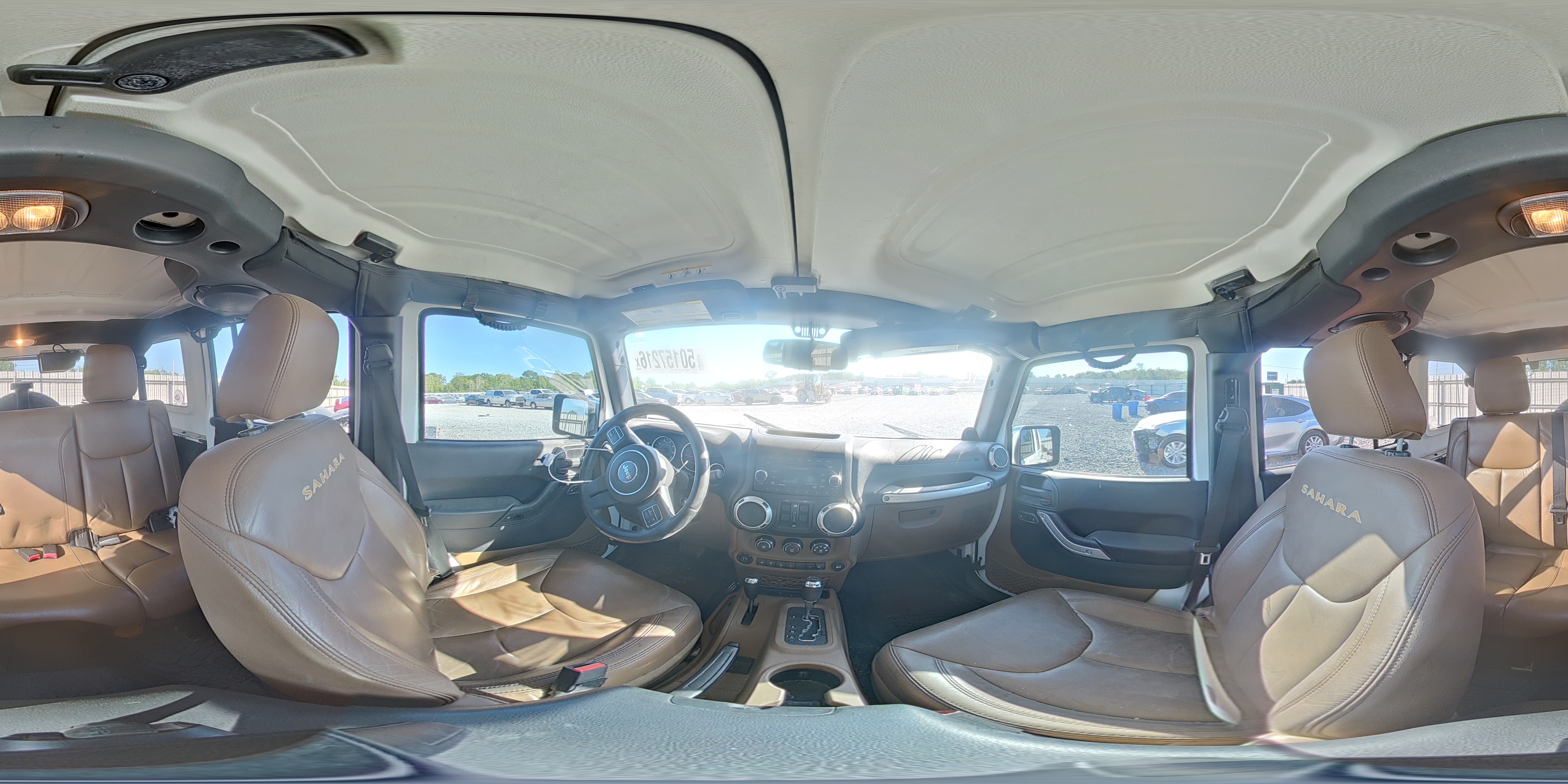 2014 Jeep Wrangler Unlimited Sahara White vin: 1C4BJWEG1EL291063