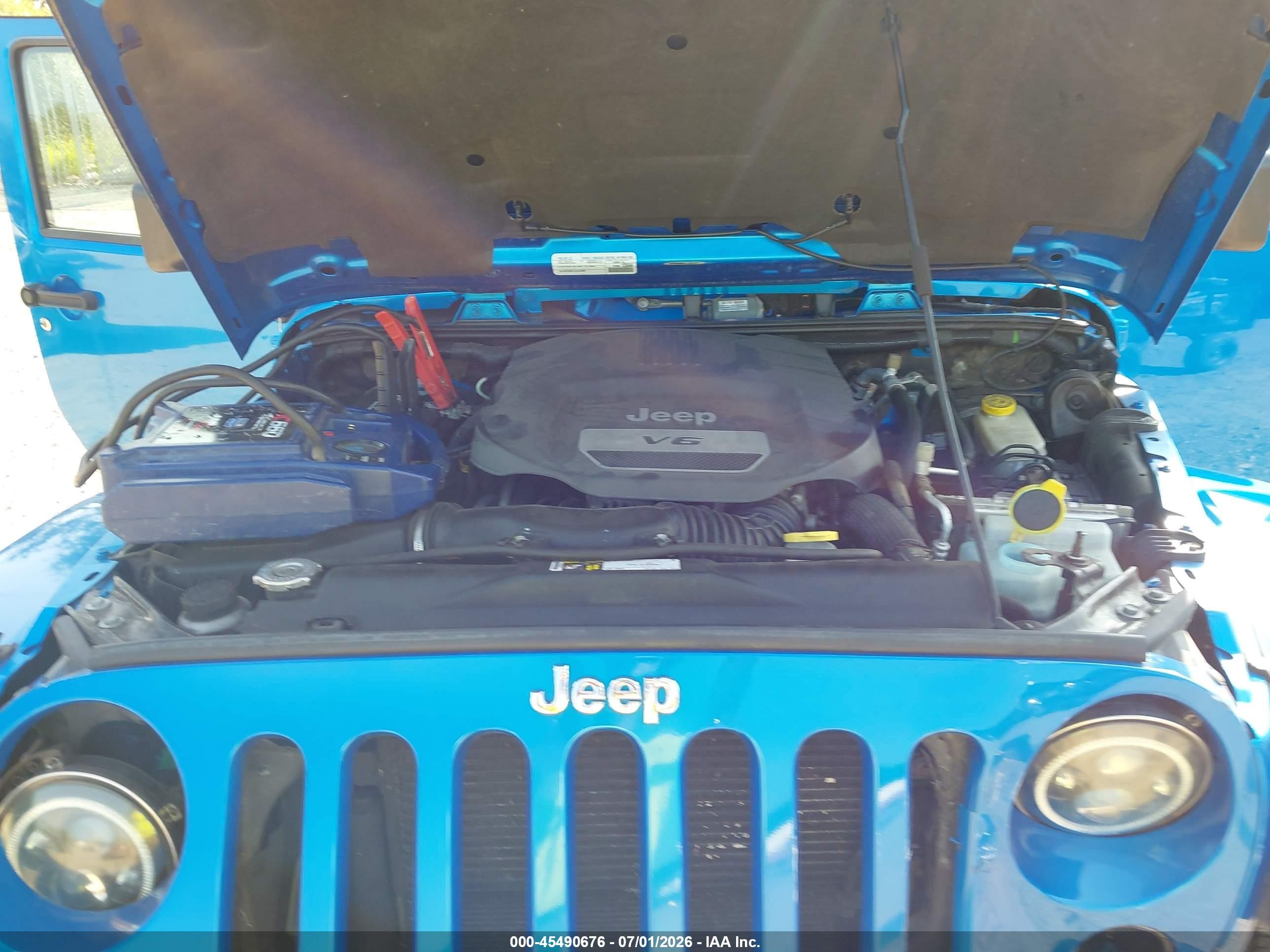 2015 Jeep Wrangler Unlimited Sahara Blue vin: 1C4BJWEG1FL678620