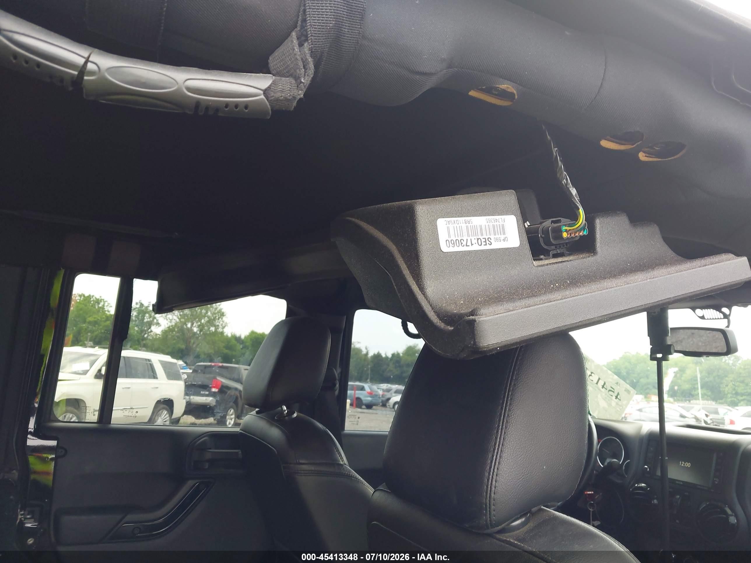 2015 Jeep Wrangler Unlimited Altitude Black vin: 1C4BJWEG1FL746365