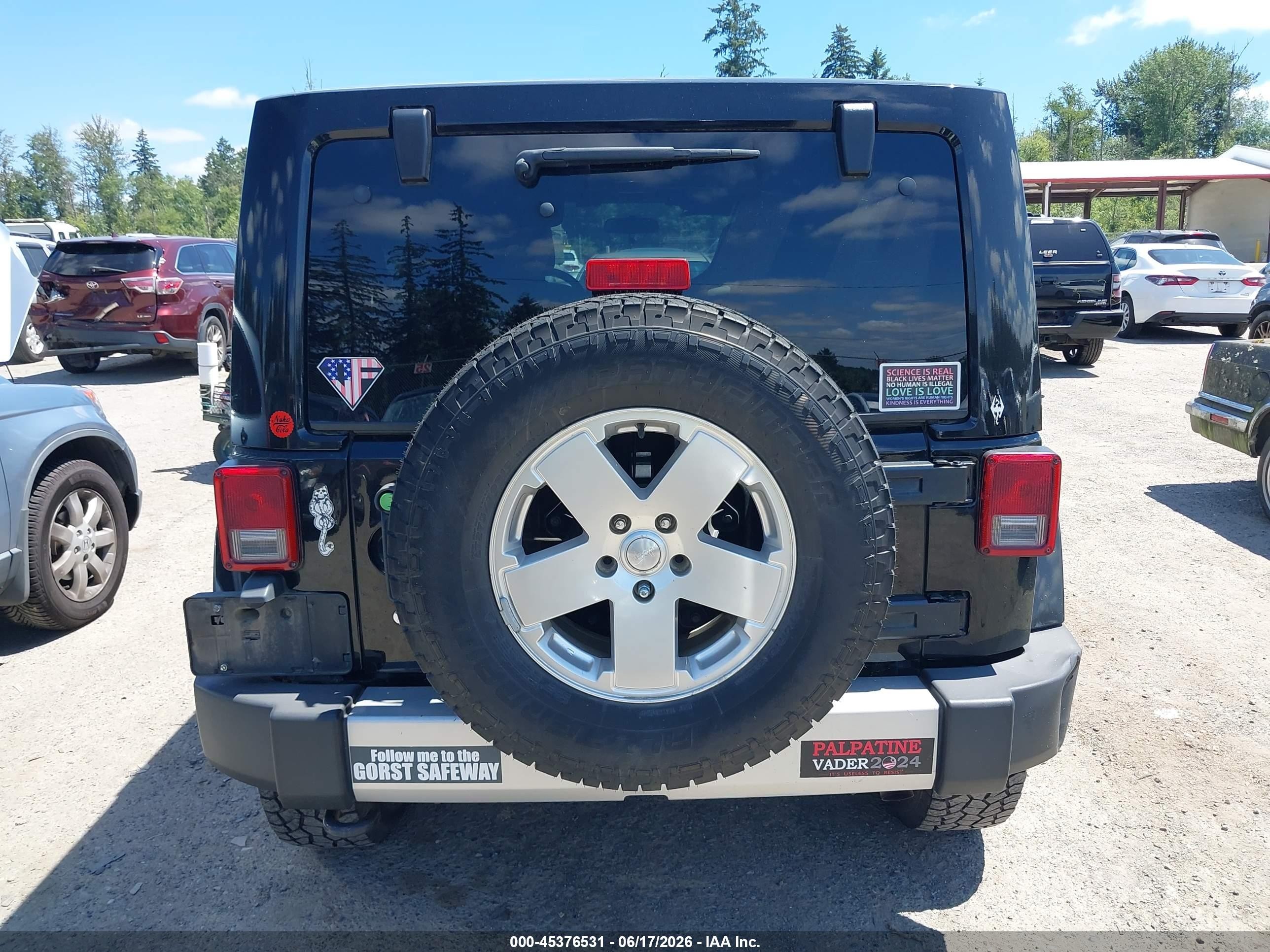 2012 Jeep Wrangler Unlimited Sahara Черный vin: 1C4BJWEG2CL278643