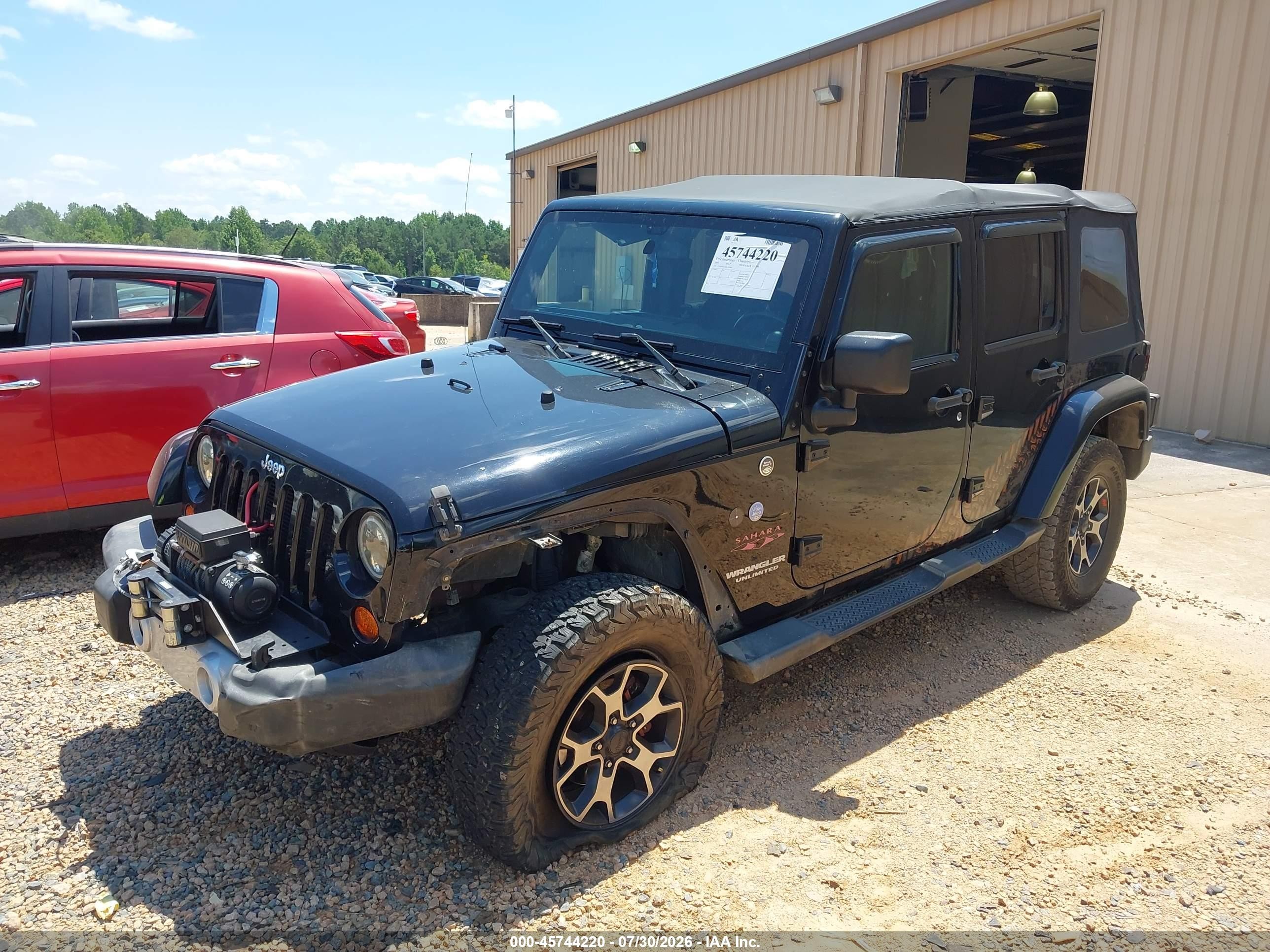 2013 Jeep Wrangler Unlimited Sahara Black vin: 1C4BJWEG2DL569984