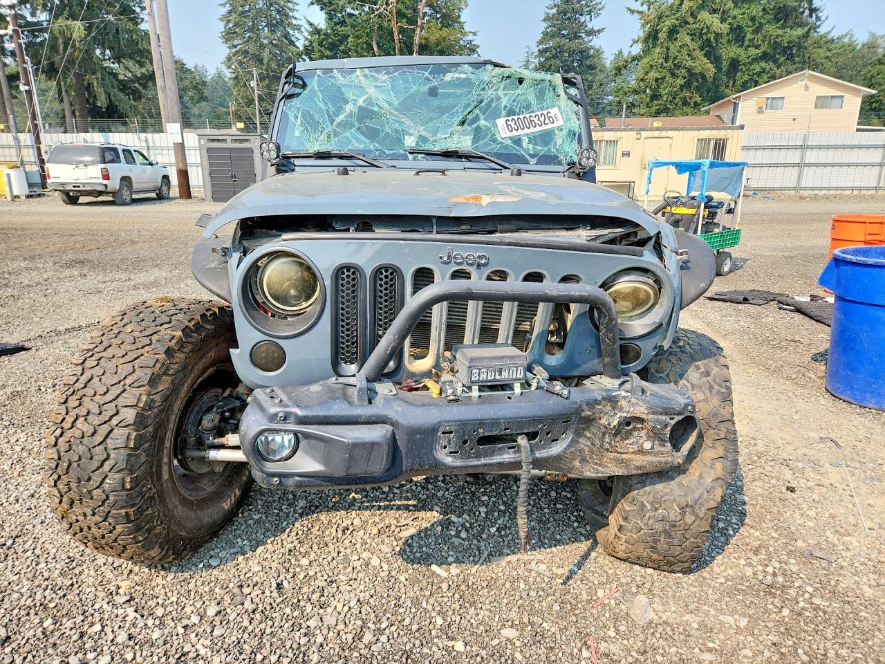 2014 Jeep Wrangler Unlimited Sahara Blue vin: 1C4BJWEG2EL128972