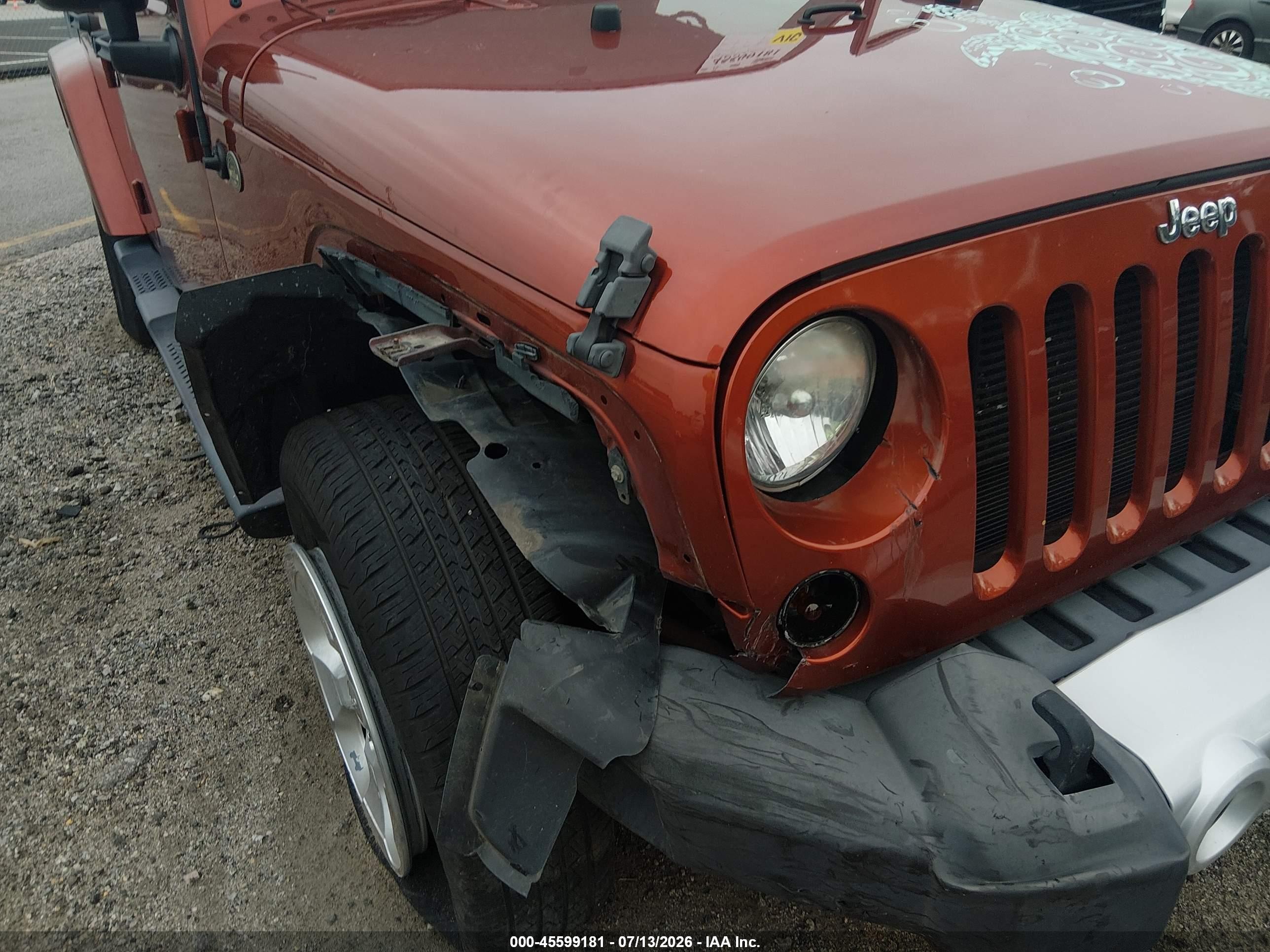 2014 Jeep Wrangler Unlimited Sahara Orange vin: 1C4BJWEG2EL222205