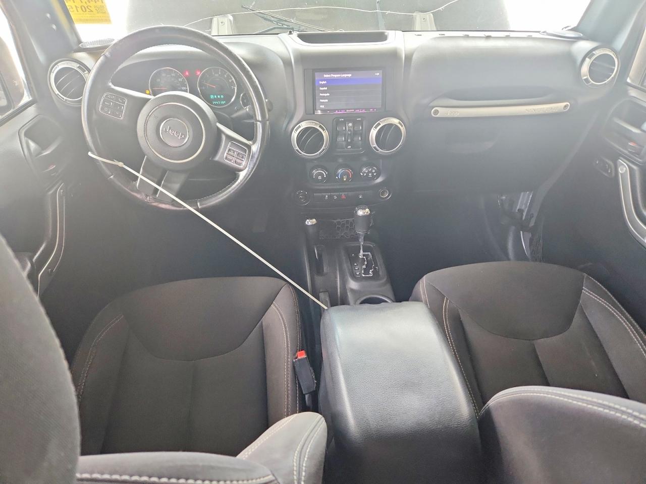 2015 Jeep Wrangler Unlimited Sahara Black vin: 1C4BJWEG2FL524143