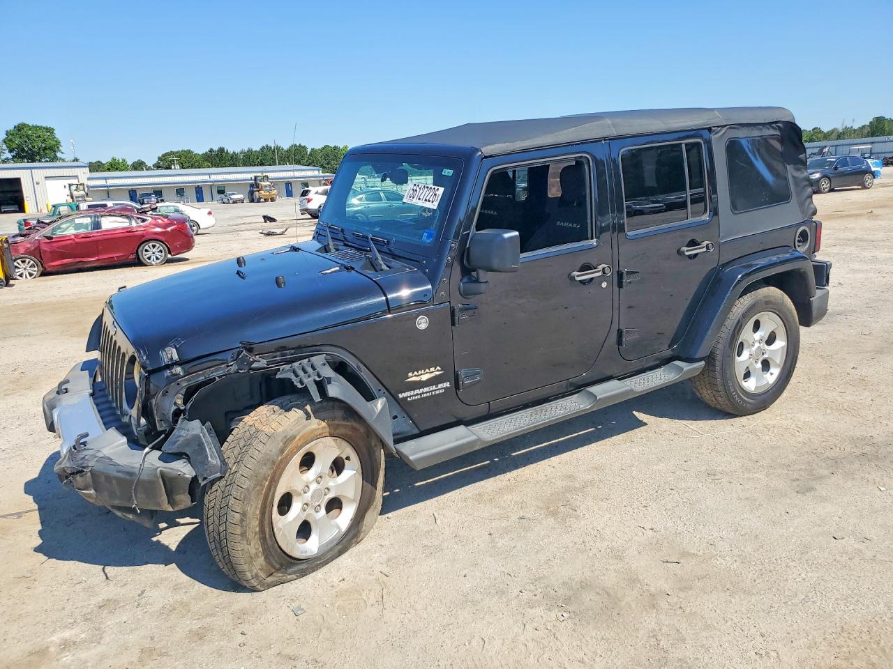 2015 Jeep Wrangler Unlimited Sahara Black vin: 1C4BJWEG2FL560950