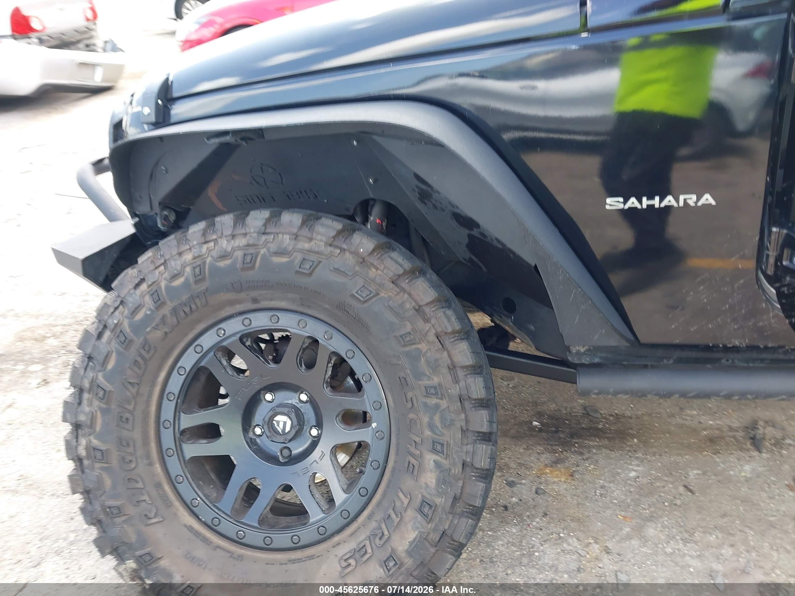 2015 Jeep Wrangler Unlimited Sahara Black vin: 1C4BJWEG2FL594807
