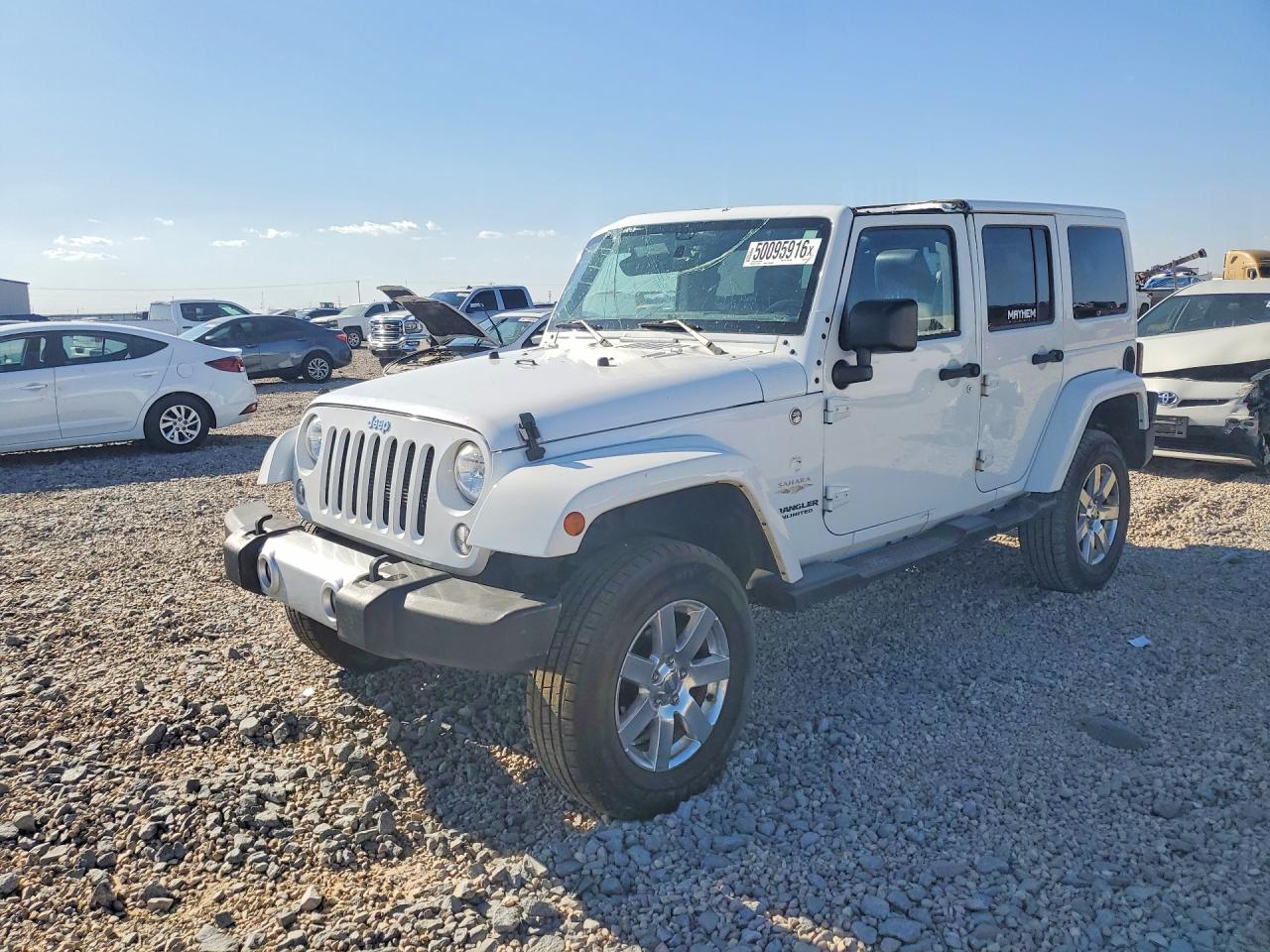 2015 Jeep Wrangler Unlimited Sahara Белый vin: 1C4BJWEG2FL630933
