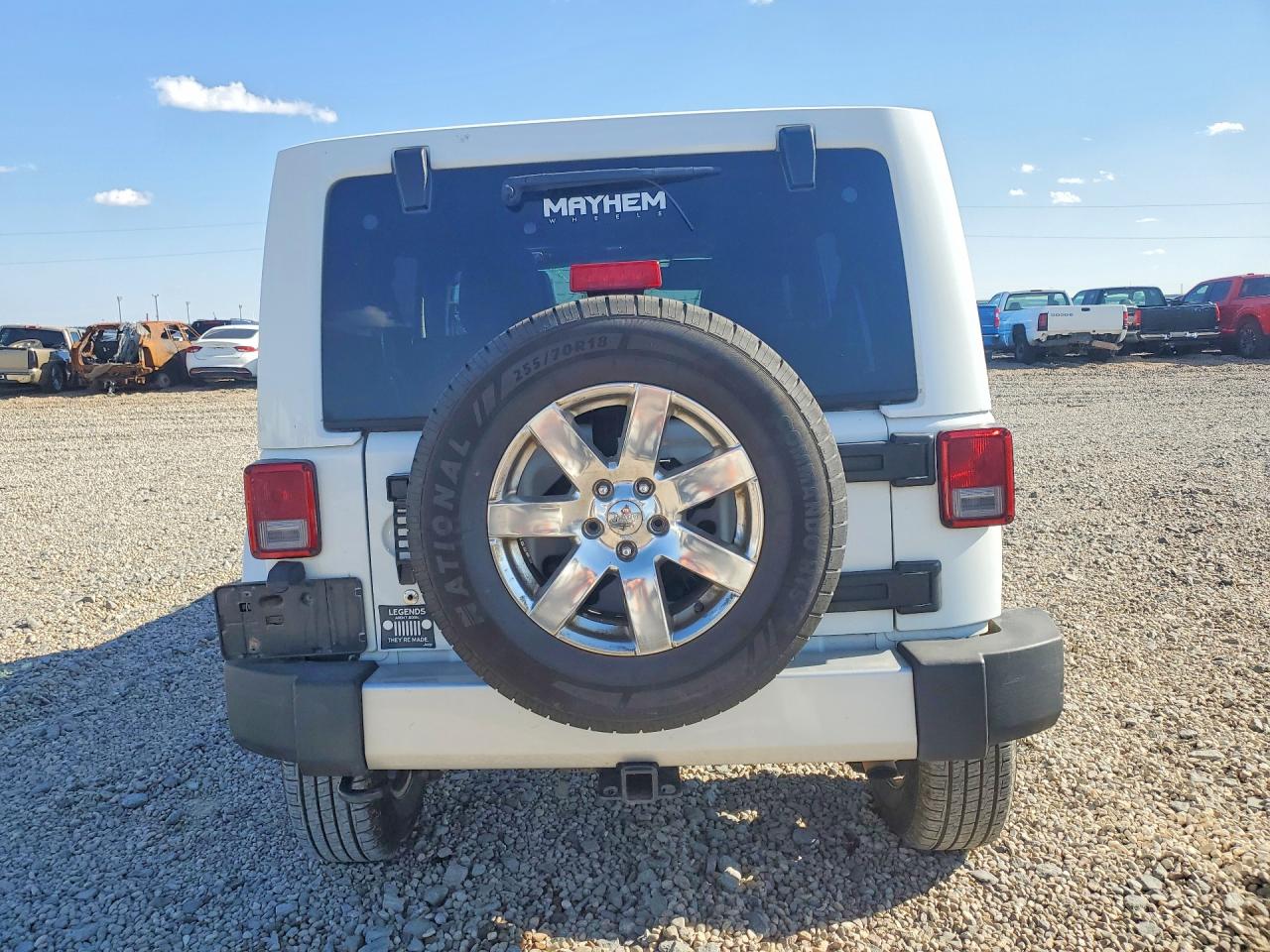 2015 Jeep Wrangler Unlimited Sahara Белый vin: 1C4BJWEG2FL630933