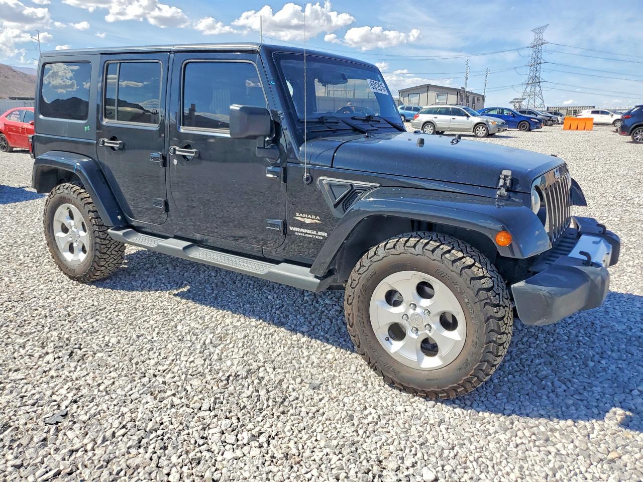 2015 Jeep Wrangler Unlimited Sahara Black vin: 1C4BJWEG2FL651152