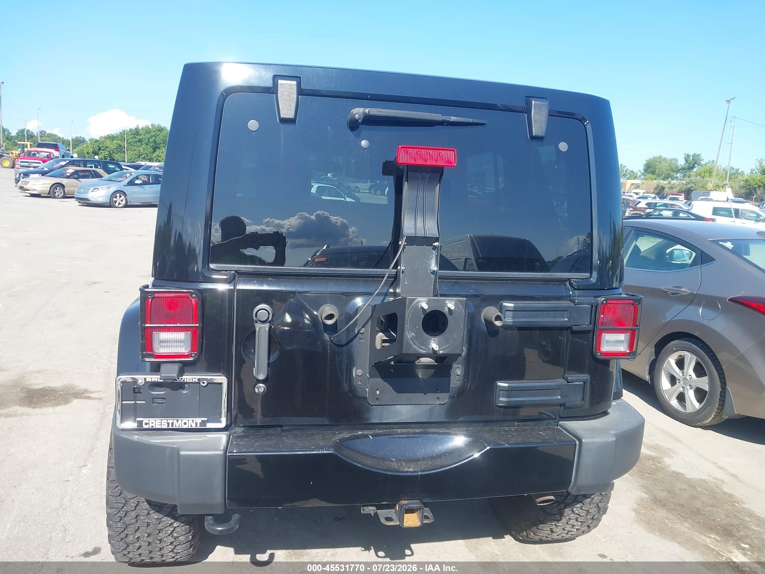 2015 Jeep Wrangler Unlimited Altitude Black vin: 1C4BJWEG2FL764762