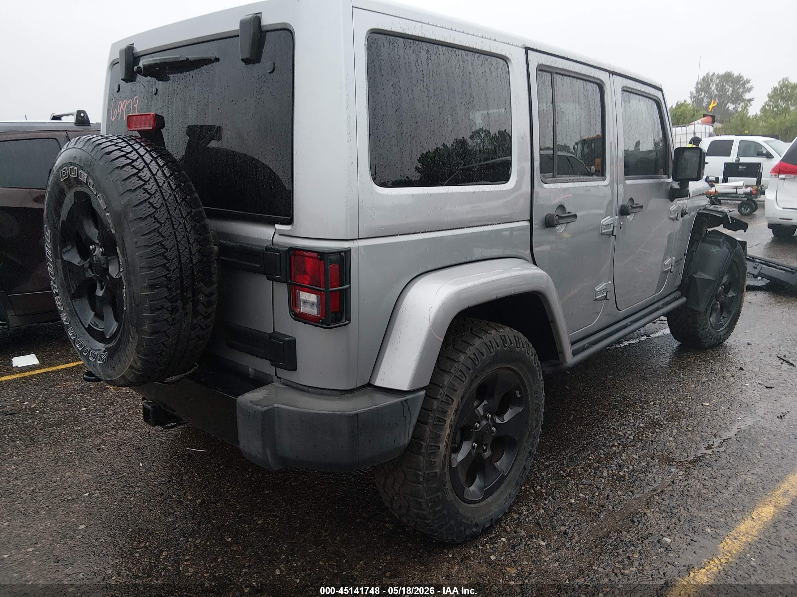 2015 Jeep Wrangler Unlimited Altitude Black vin: 1C4BJWEG2FL767628