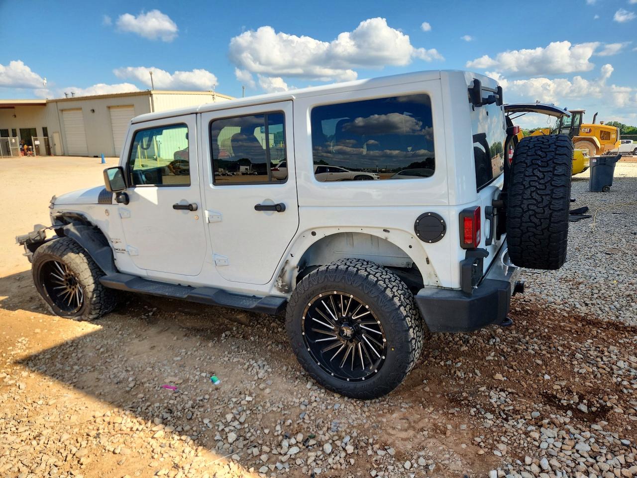 2017 Jeep Wrangler Unlimited Sahara White vin: 1C4BJWEG2HL554844