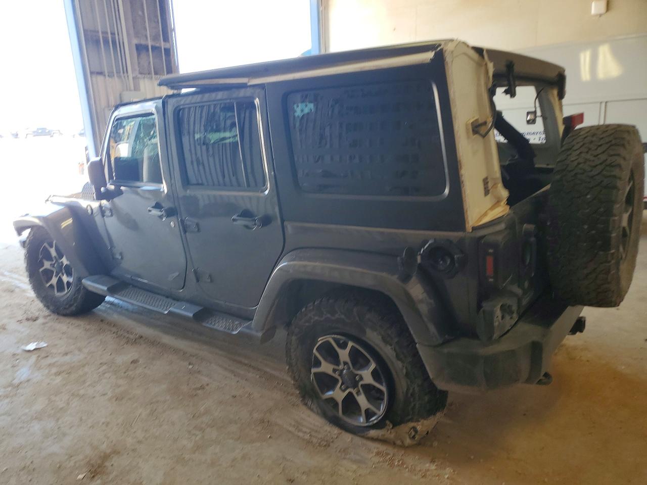 2017 Jeep Wrangler Unlimited Sahara Gray vin: 1C4BJWEG2HL669170