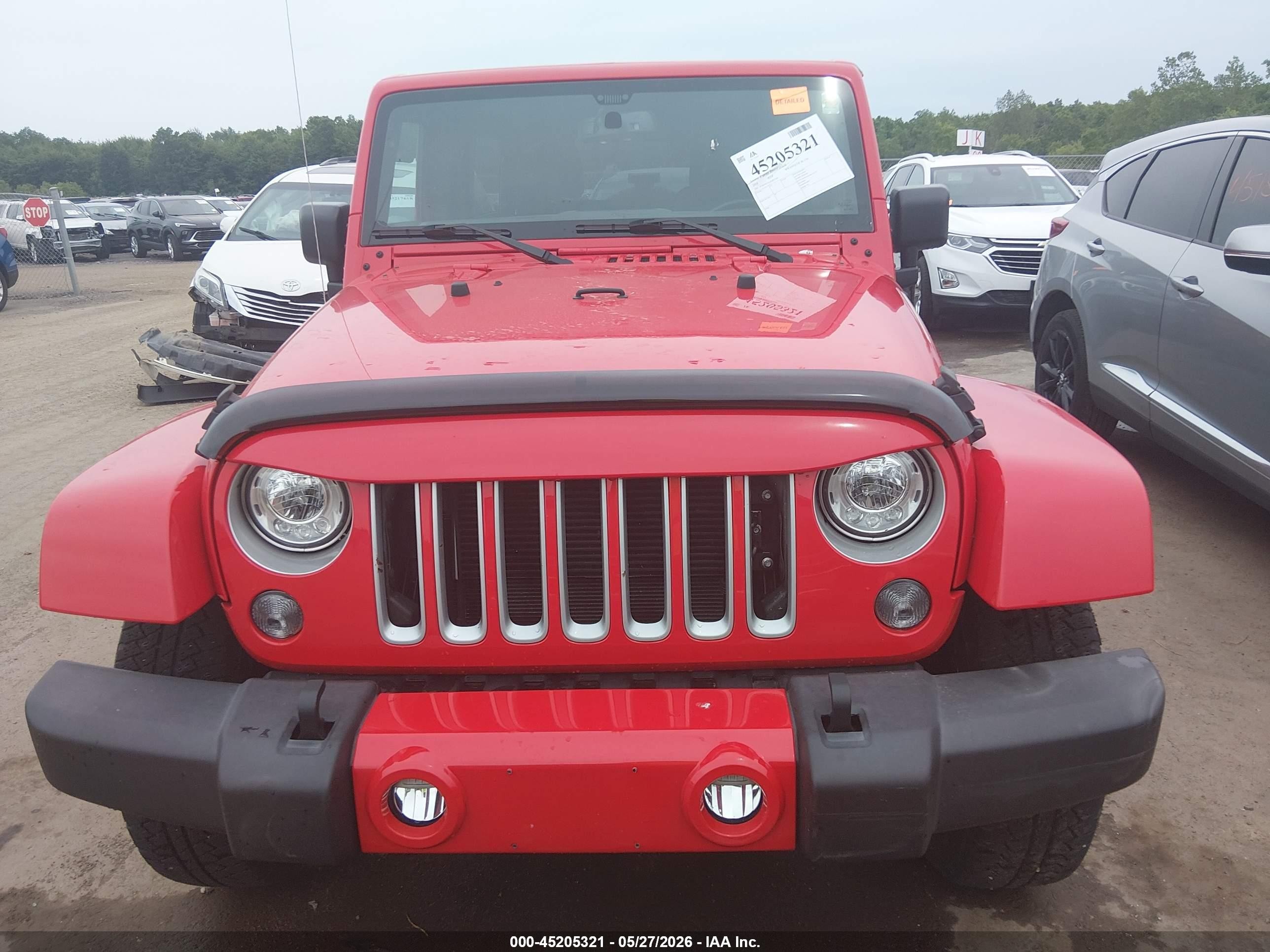 2018 Jeep Wrangler Jk Unlimited Sahara 4x4 Красный vin: 1C4BJWEG2JL821390