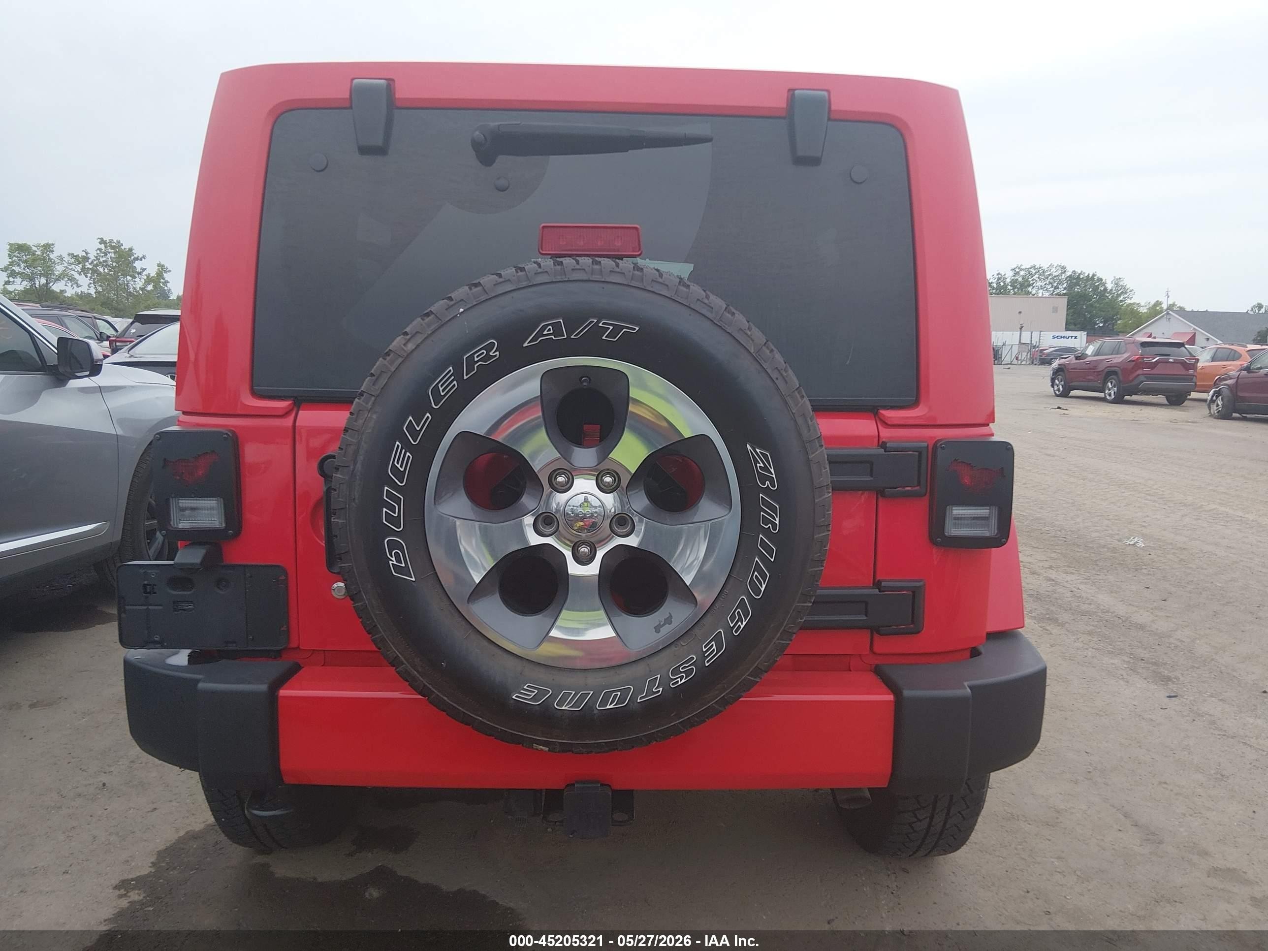 2018 Jeep Wrangler Jk Unlimited Sahara 4x4 Красный vin: 1C4BJWEG2JL821390
