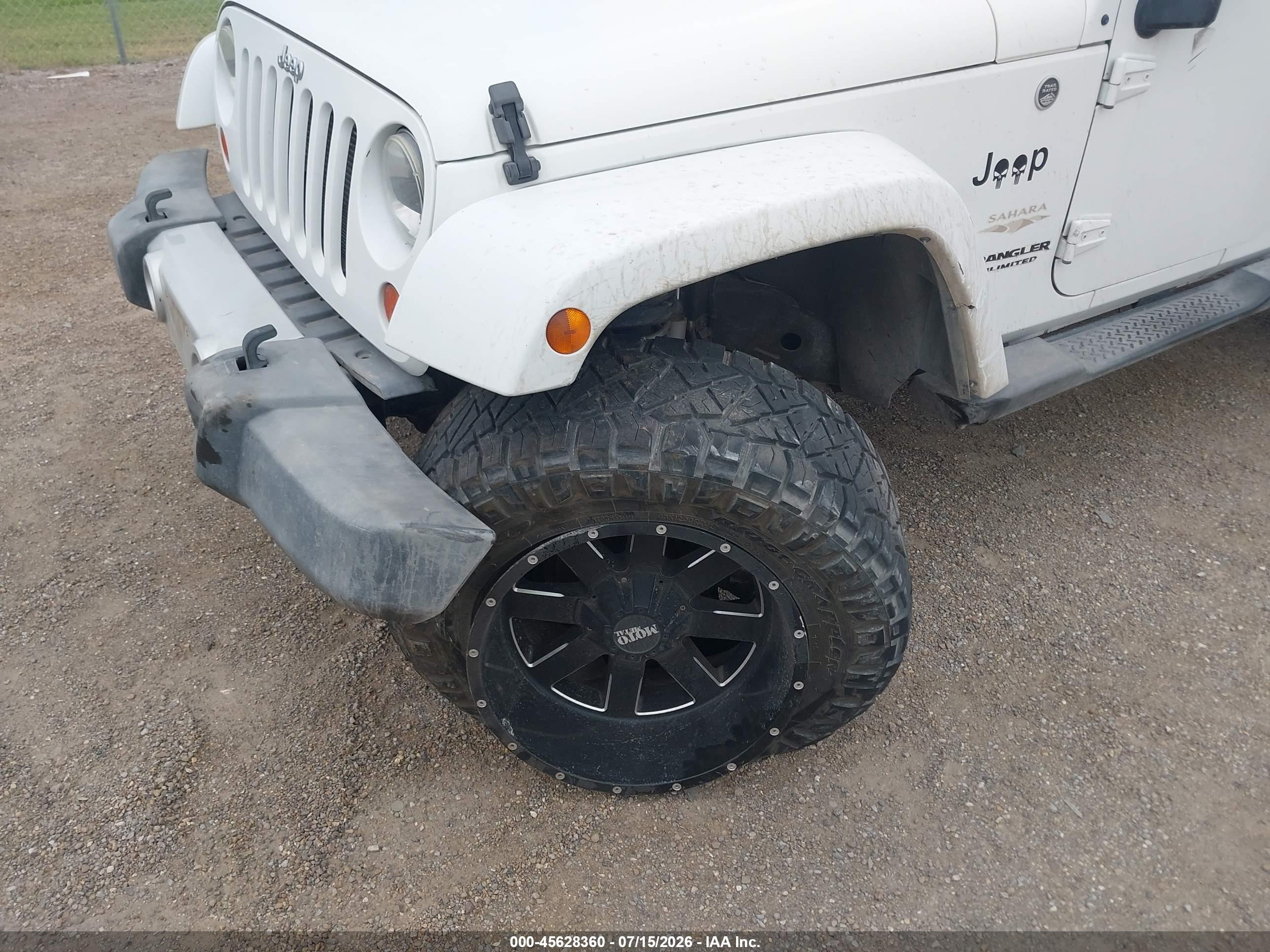 2012 Jeep Wrangler Unlimited Sahara Белый vin: 1C4BJWEG3CL153795