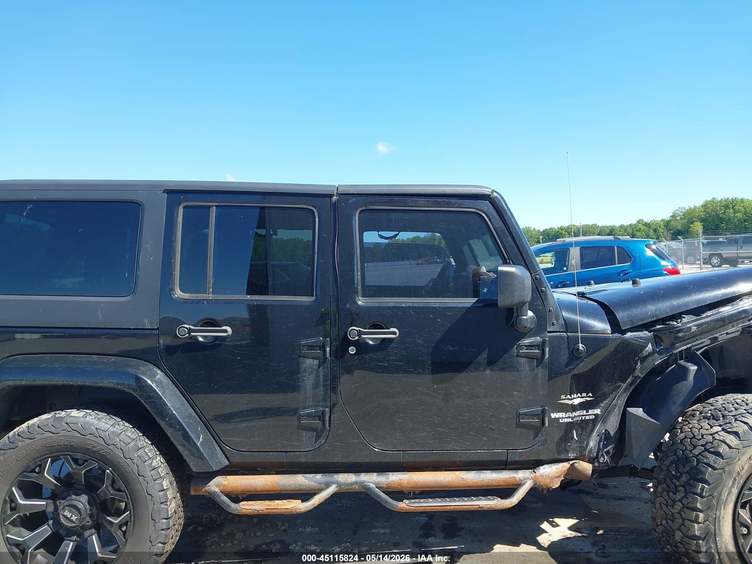 2012 Jeep Wrangler Unlimited Sahara Черный vin: 1C4BJWEG3CL185064