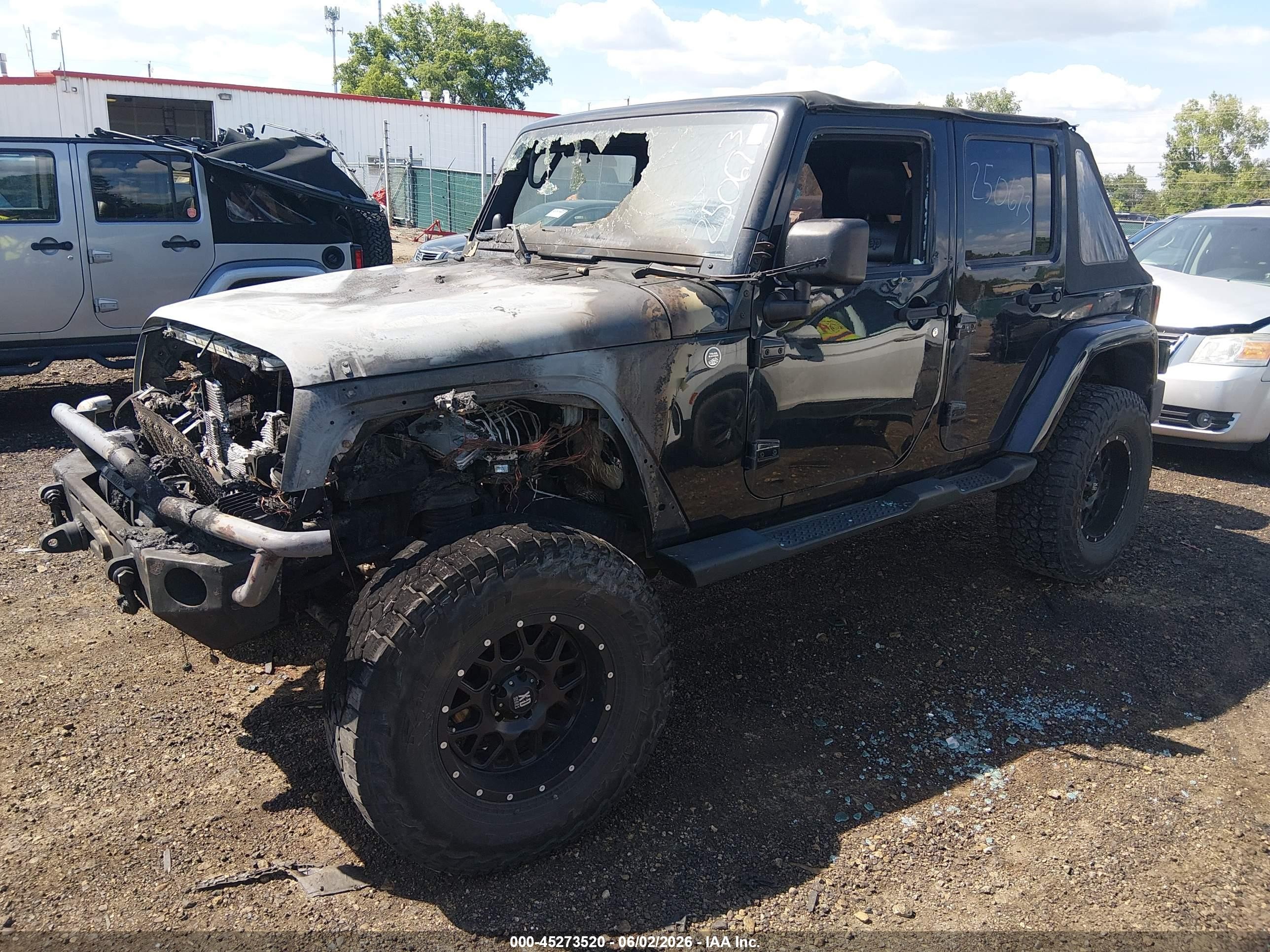 2012 Jeep Wrangler Unlimited Sahara Black vin: 1C4BJWEG3CL250673