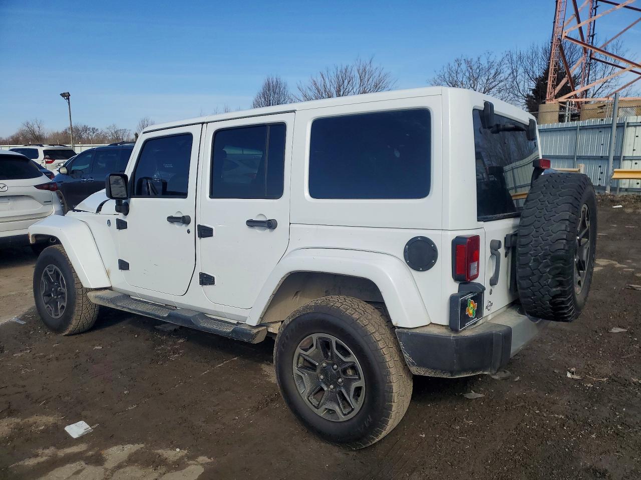 2013 Jeep Wrangler Unlimited Sahara White vin: 1C4BJWEG3DL513245