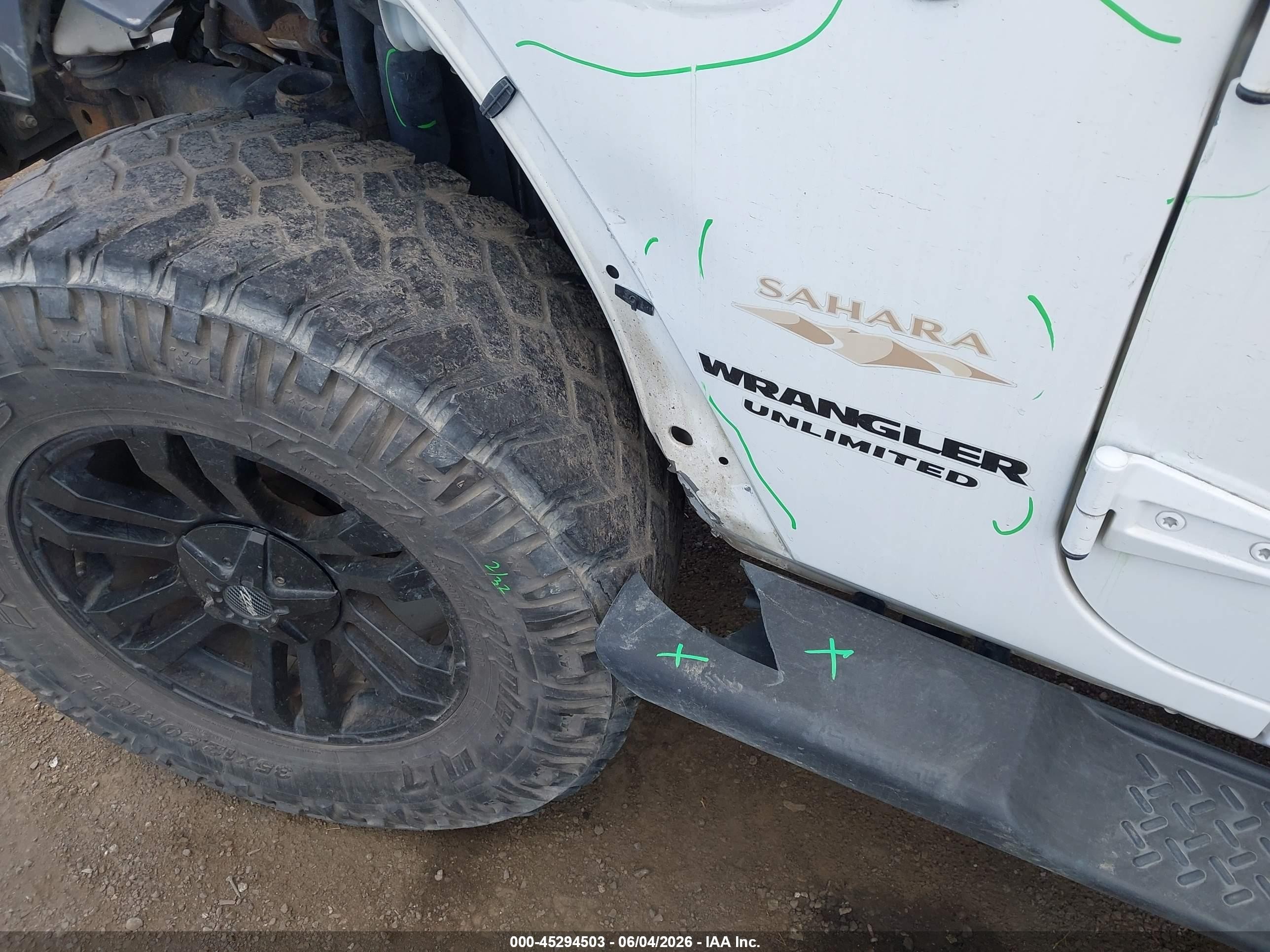 2014 Jeep Wrangler Unlimited Sahara Белый vin: 1C4BJWEG3EL122078