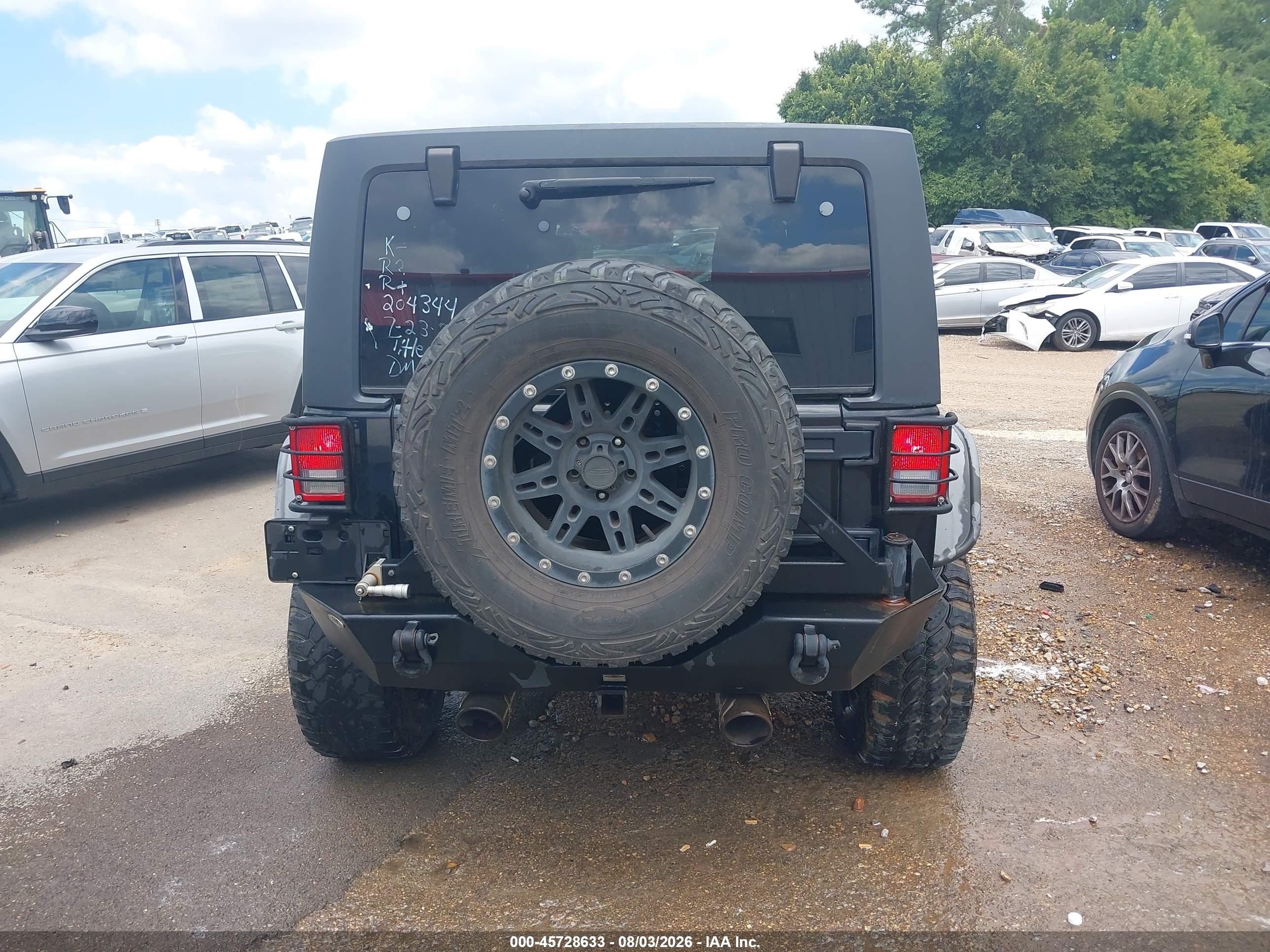 2014 Jeep Wrangler Unlimited Sahara Black vin: 1C4BJWEG3EL204344