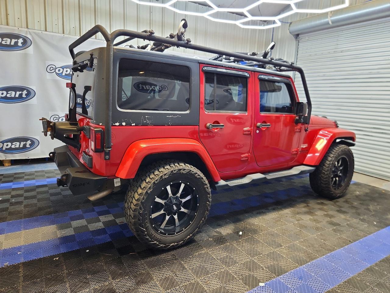 2014 Jeep Wrangler Unlimited Sahara Красный vin: 1C4BJWEG3EL257965