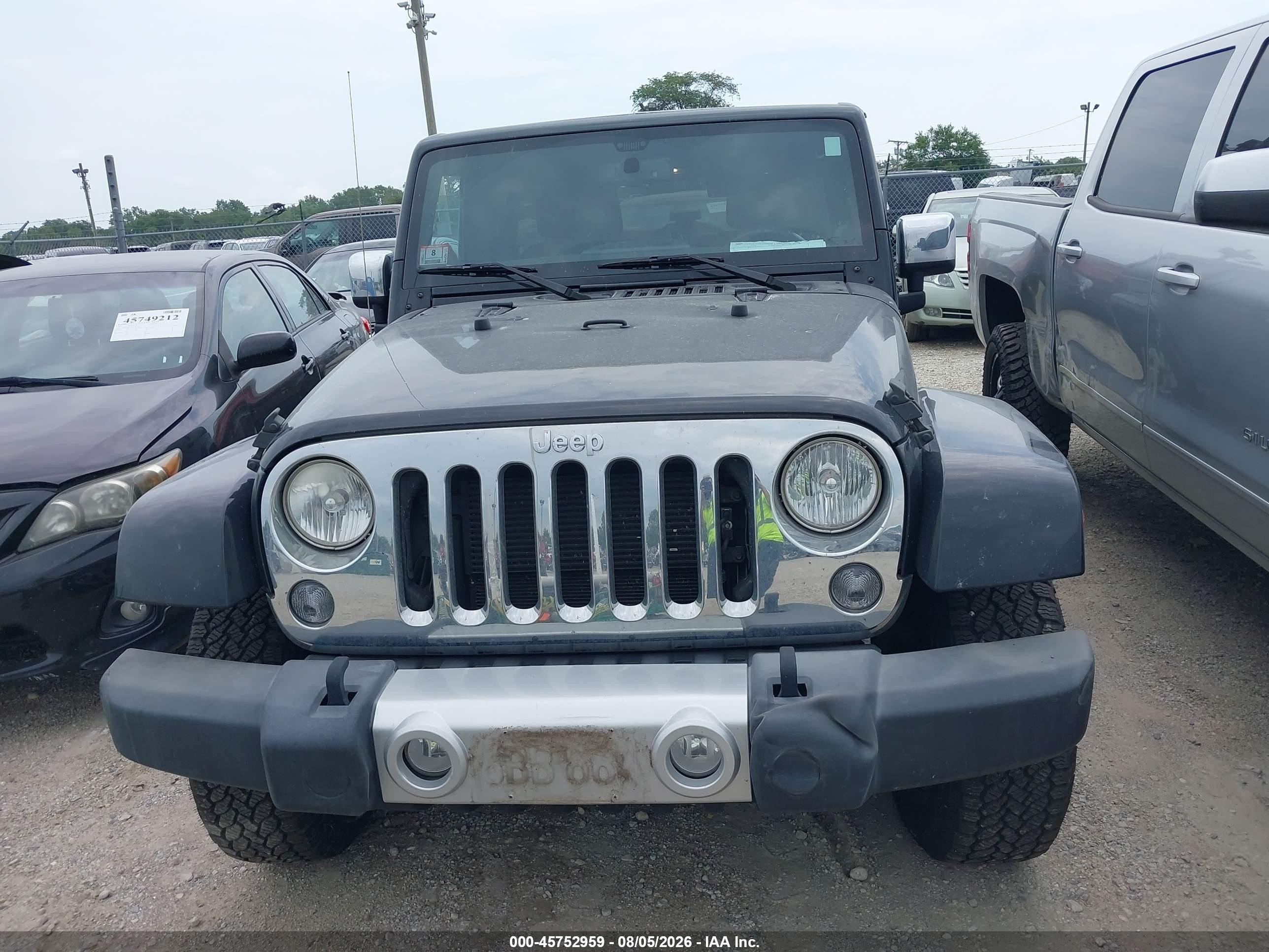 2014 Jeep Wrangler Unlimited Sahara Black vin: 1C4BJWEG3EL302340