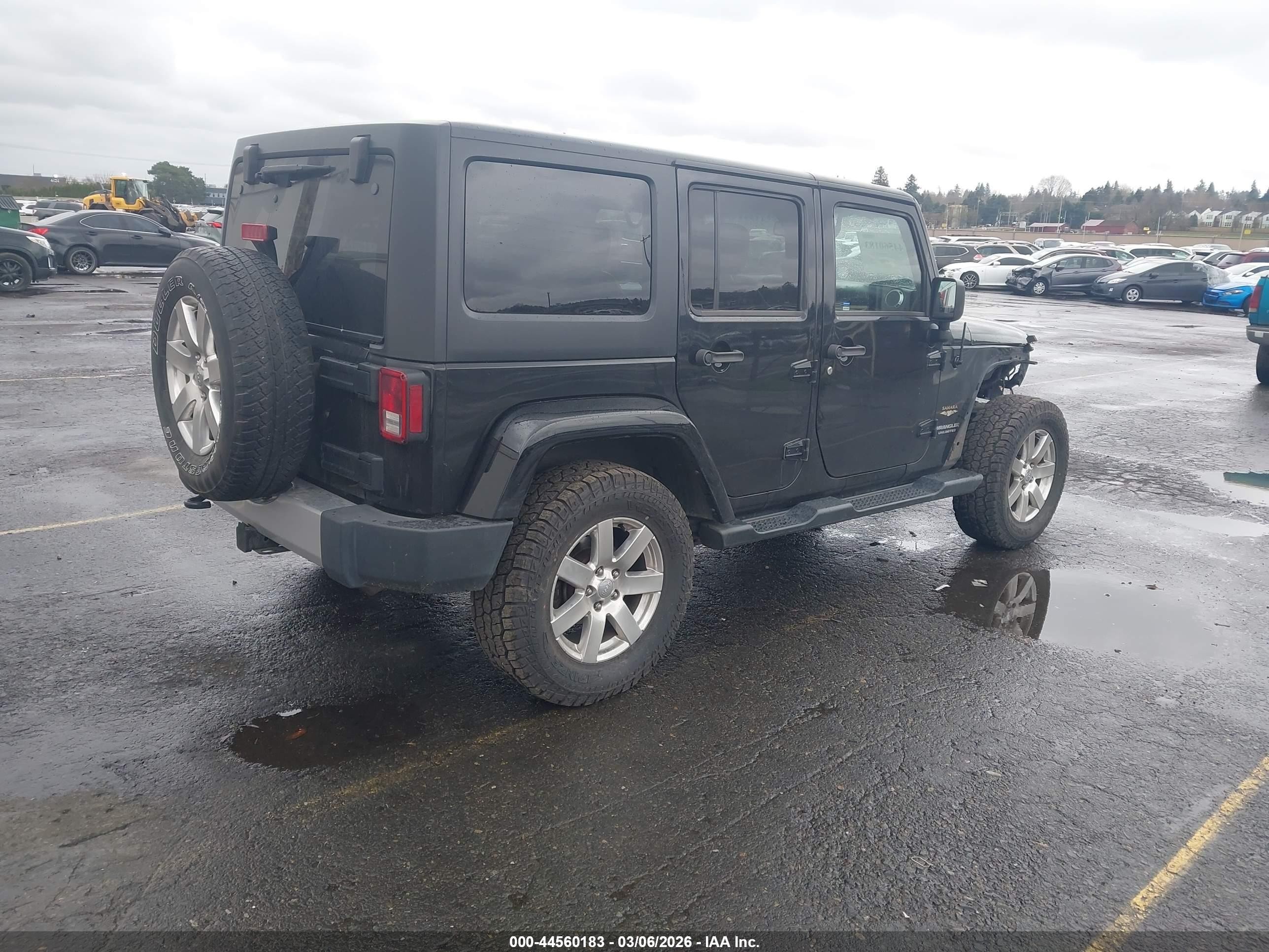 2015 Jeep Wrangler Unlimited Sahara Black vin: 1C4BJWEG3FL516908