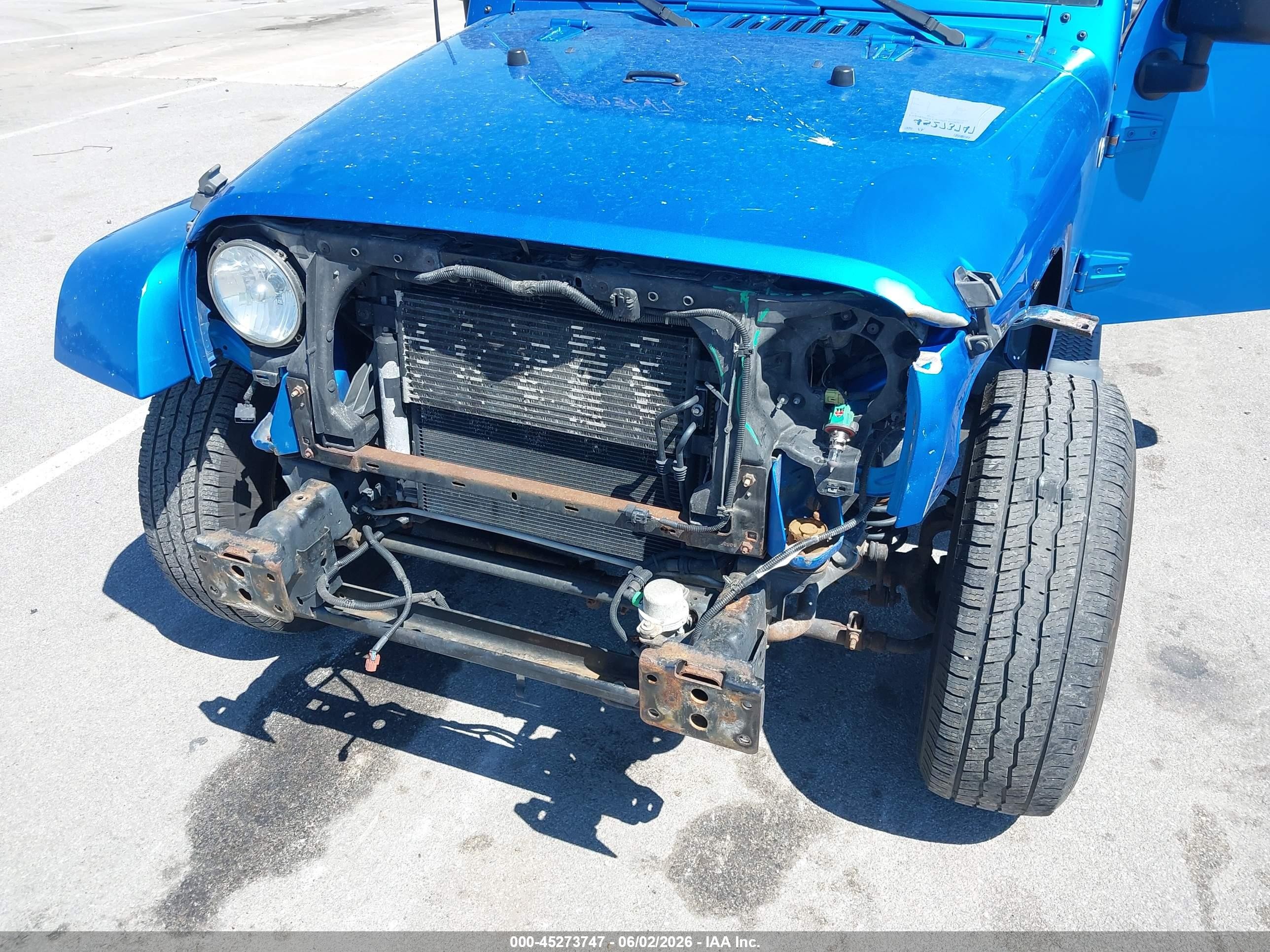 2015 Jeep Wrangler Unlimited Sahara Blue vin: 1C4BJWEG3FL555708