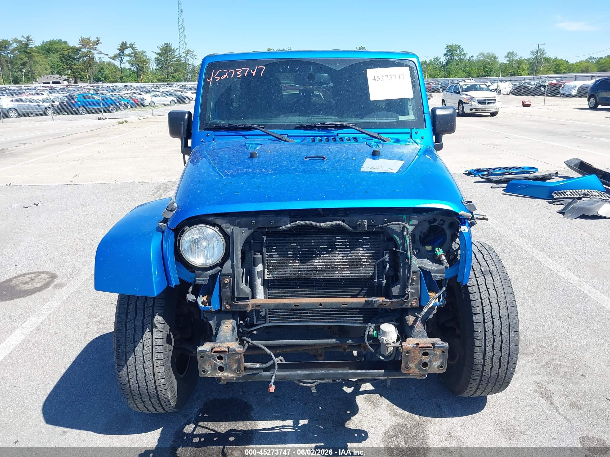 2015 Jeep Wrangler Unlimited Sahara Blue vin: 1C4BJWEG3FL555708