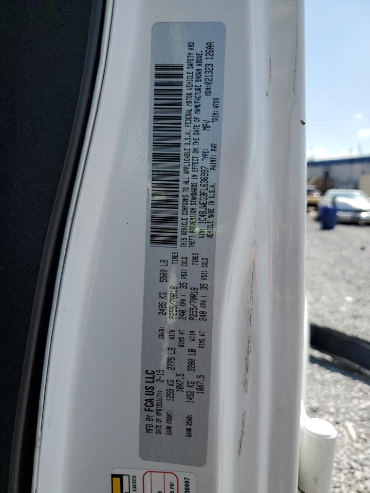 2015 Jeep Wrangler Unlimited Sahara White vin: 1C4BJWEG3FL636997