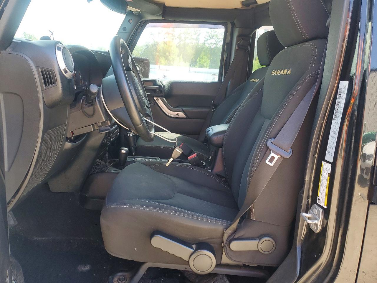 2015 Jeep Wrangler Unlimited Sahara Black vin: 1C4BJWEG3FL771364