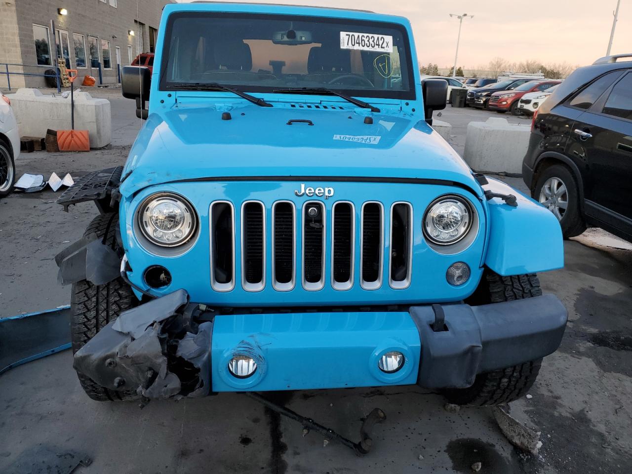 2018 Jeep Wrangler Unlimited Sahara Синий vin: 1C4BJWEG3JL918839