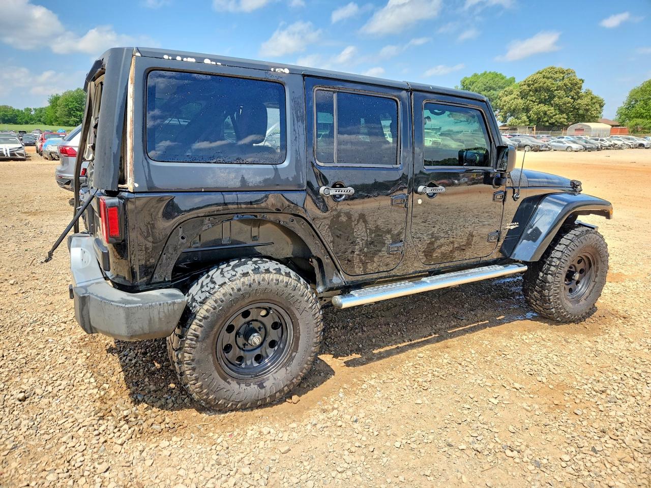 2012 Jeep Wrangler Unlimited Sahara Black vin: 1C4BJWEG4CL111281