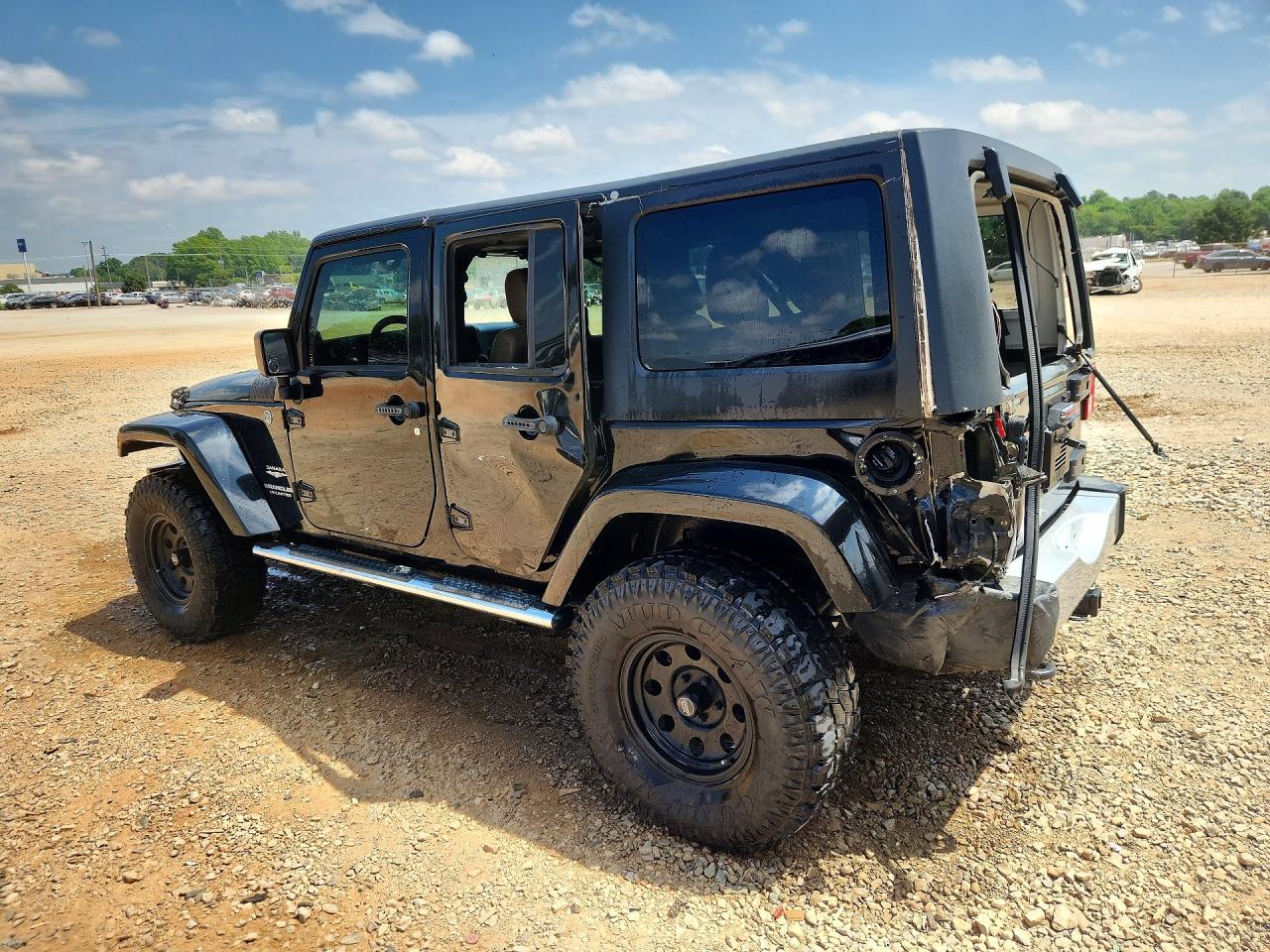 2012 Jeep Wrangler Unlimited Sahara Black vin: 1C4BJWEG4CL111281