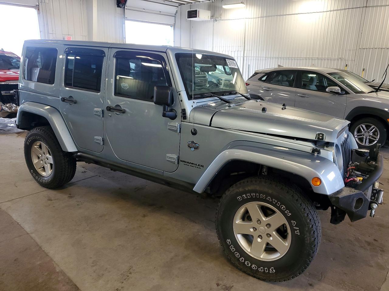 2012 Jeep Wrangler Unlimited Sahara Blue vin: 1C4BJWEG4CL160285