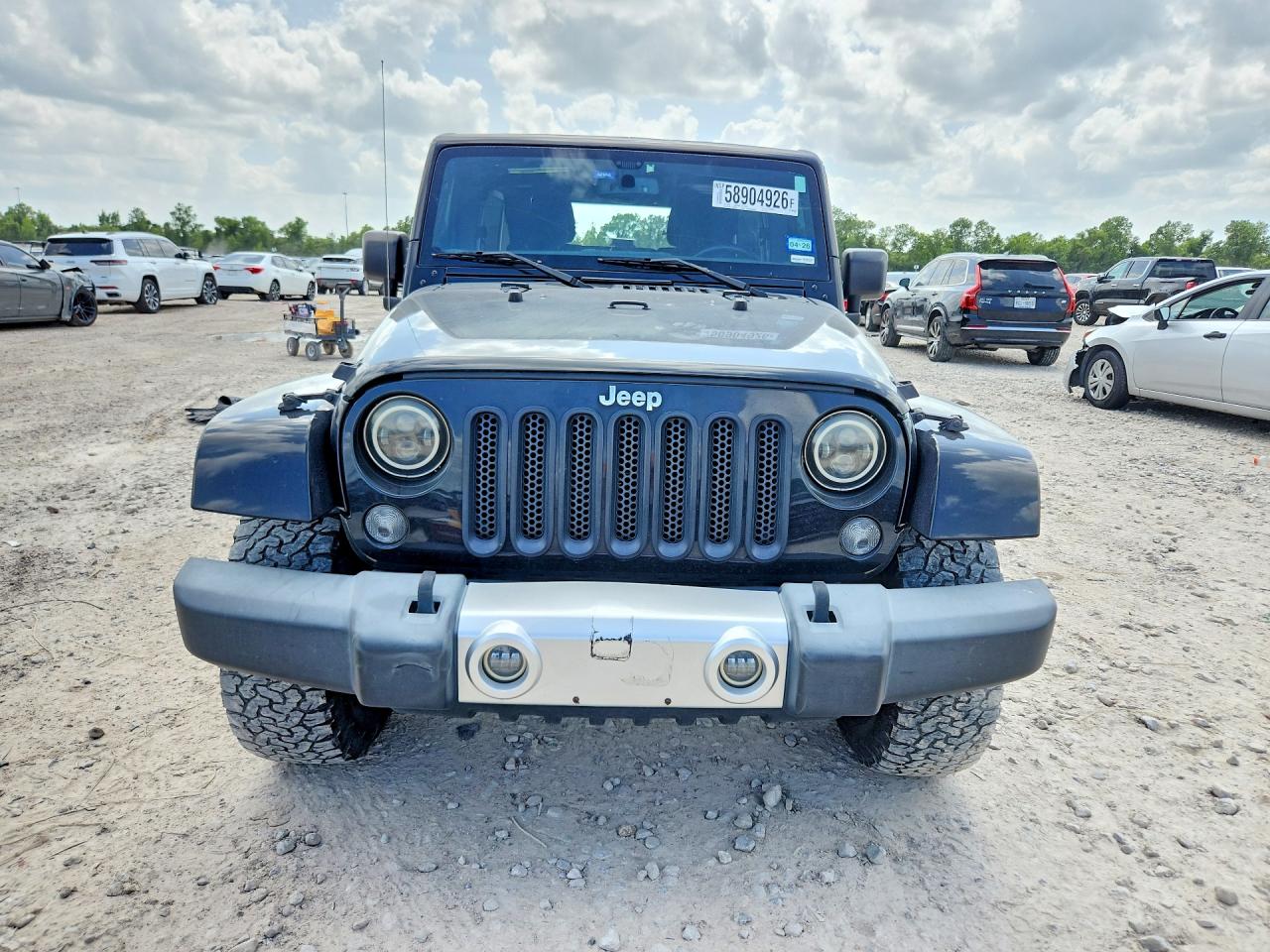 2015 Jeep Wrangler Unlimited Sahara Black vin: 1C4BJWEG4FL624843