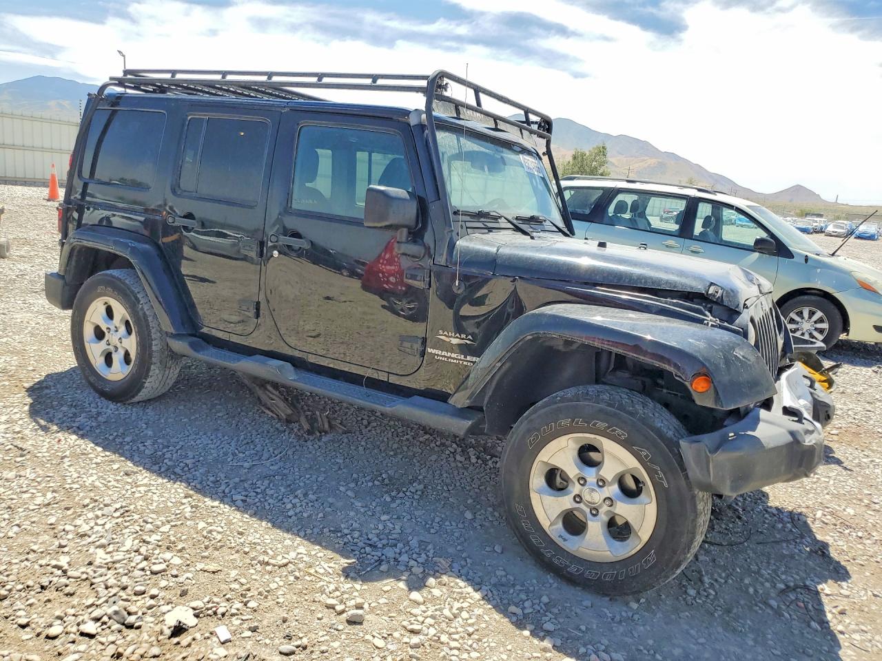 2015 Jeep Wrangler Unlimited Sahara Black vin: 1C4BJWEG4FL668003