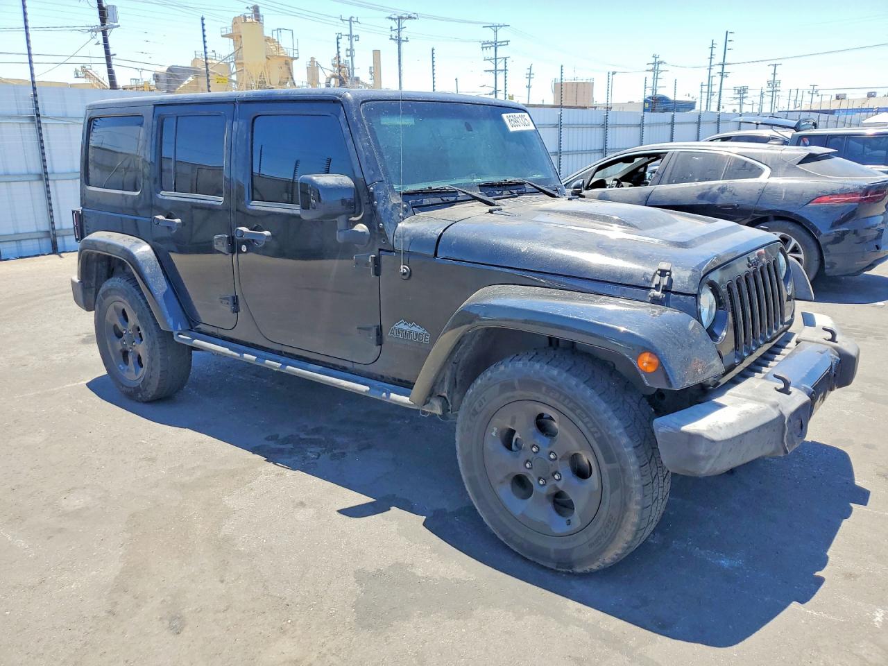 2015 Jeep Wrangler Unlimited Sahara Black vin: 1C4BJWEG4FL703560