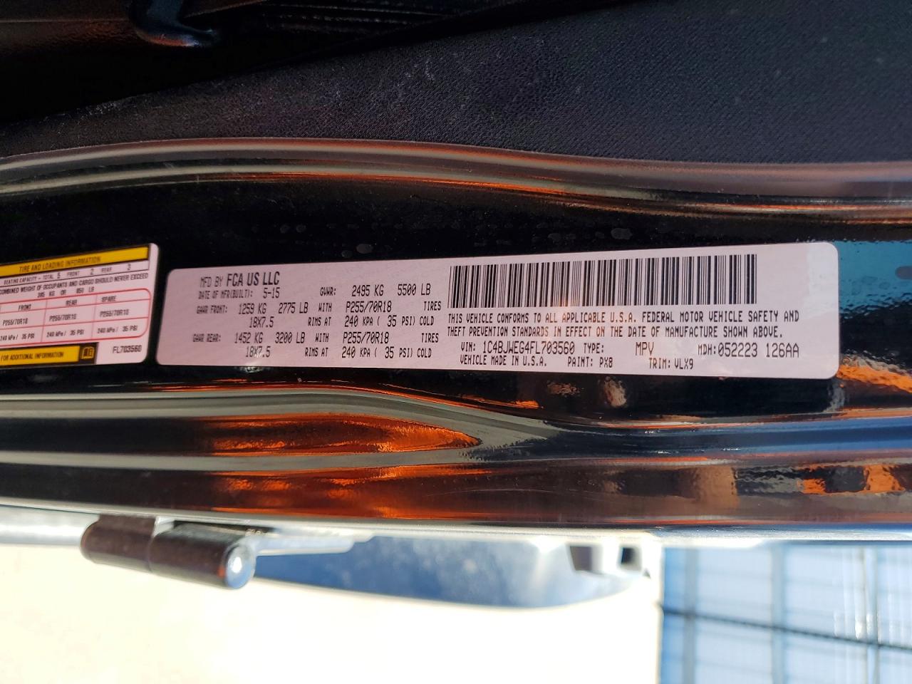 2015 Jeep Wrangler Unlimited Sahara Black vin: 1C4BJWEG4FL703560