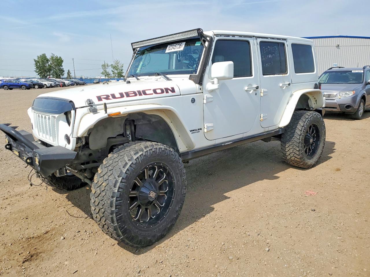 2012 Jeep Wrangler Unlimited Sahara Белый vin: 1C4BJWEG5CL112598