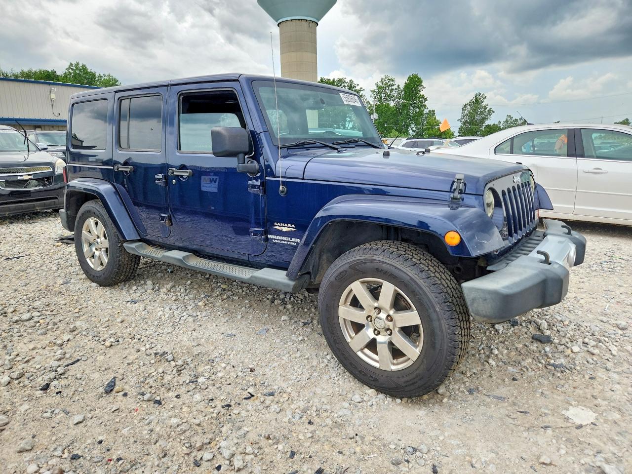 2013 Jeep Wrangler Unlimited Sahara Blue vin: 1C4BJWEG5DL506295