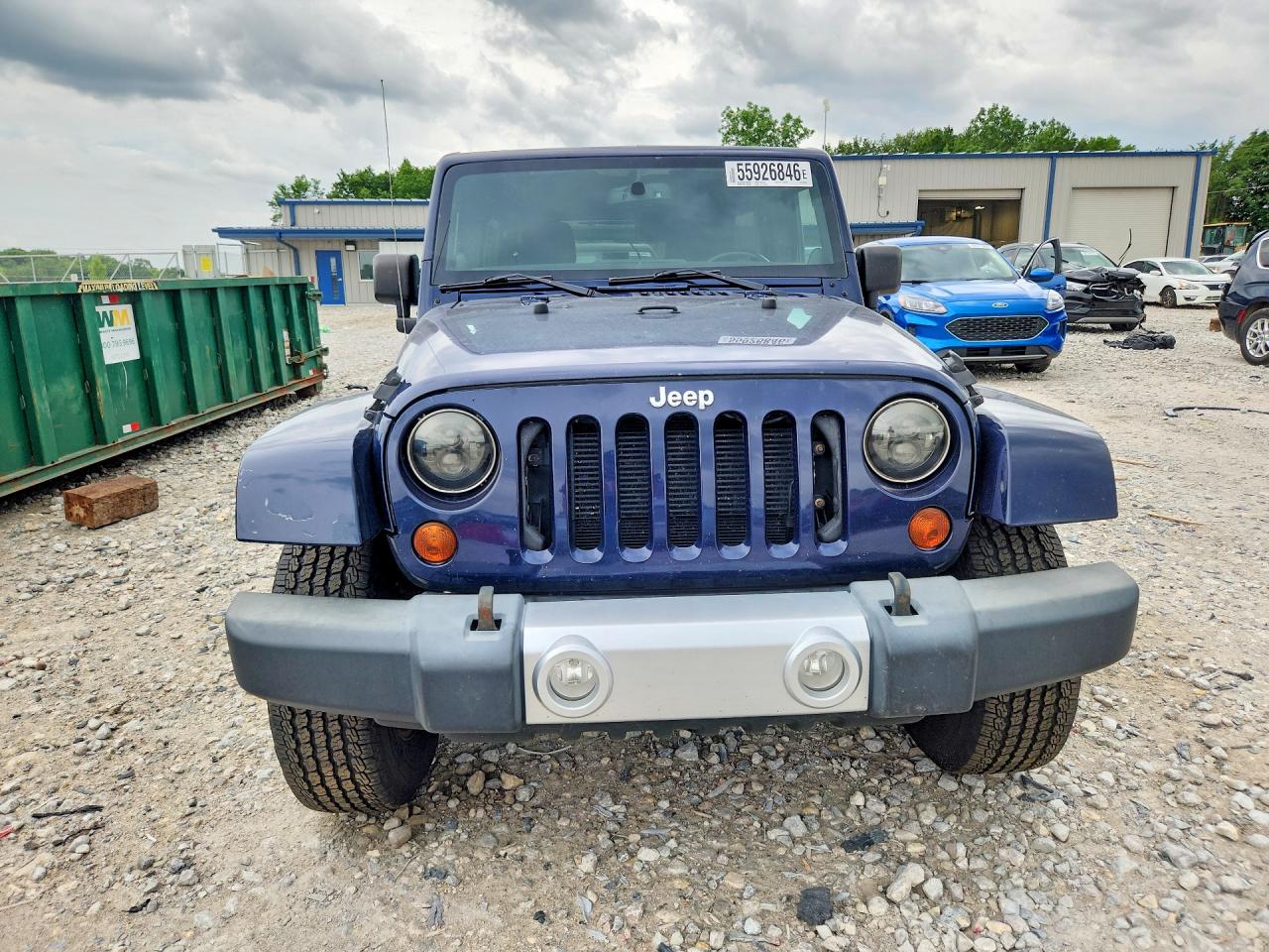2013 Jeep Wrangler Unlimited Sahara Blue vin: 1C4BJWEG5DL506295