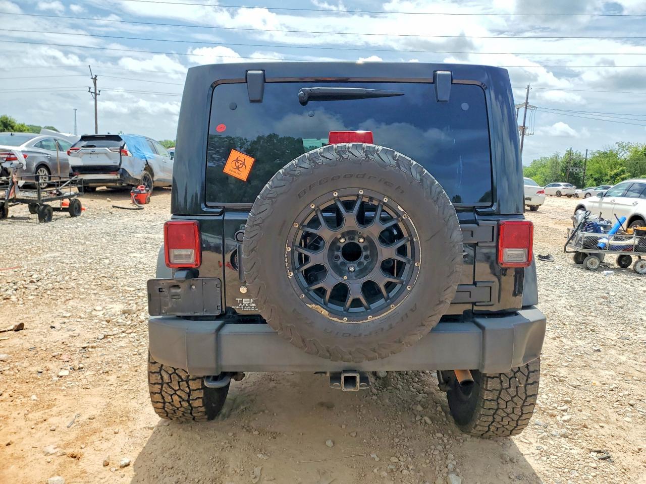 2013 Jeep Wrangler Unlimited Sahara Черный vin: 1C4BJWEG5DL592661