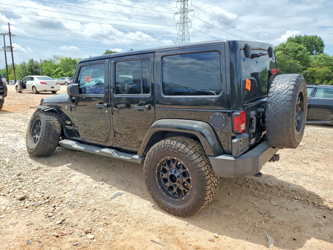 2013 Jeep Wrangler Unlimited Sahara Черный vin: 1C4BJWEG5DL592661
