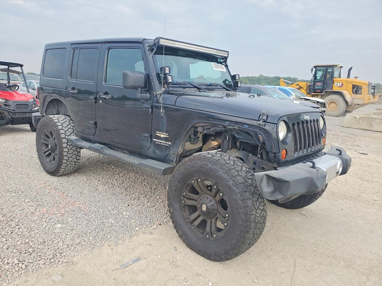 2013 Jeep Wrangler Unlimited Sahara Black vin: 1C4BJWEG5DL675376