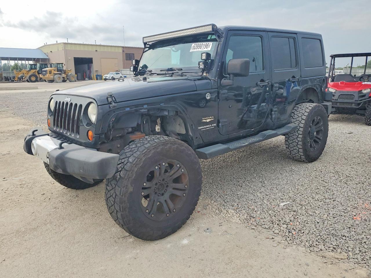 2013 Jeep Wrangler Unlimited Sahara Black vin: 1C4BJWEG5DL675376