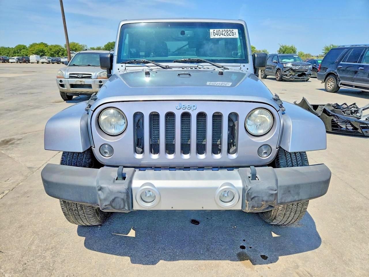 2014 Jeep Wrangler Unlimited Sahara Серый vin: 1C4BJWEG5EL103354