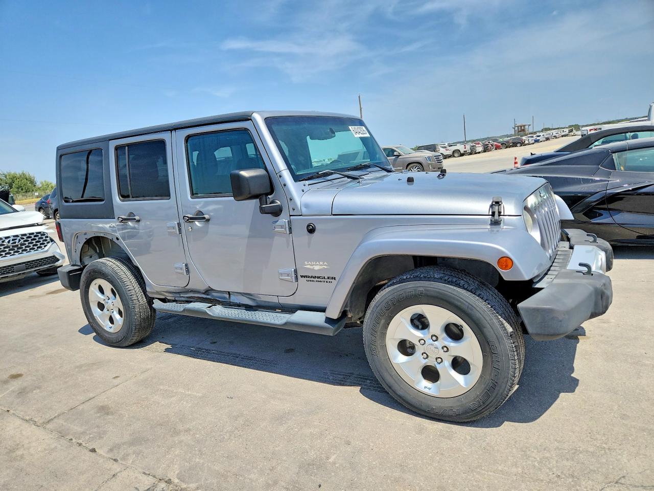 2014 Jeep Wrangler Unlimited Sahara Серый vin: 1C4BJWEG5EL103354